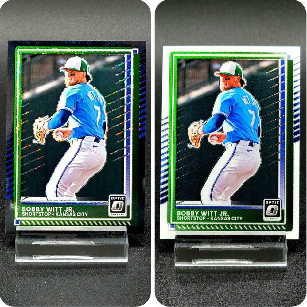 Bobby Witt Jr. 2025 Optic & Black Optic Prizm Kansas City Royals